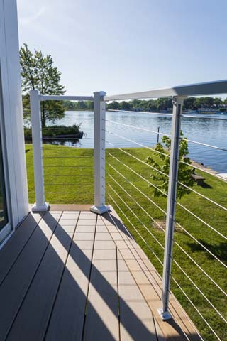 White Vinyl Railing DSI